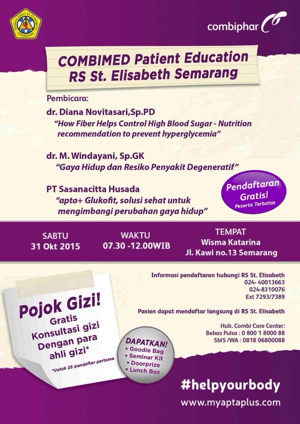 Seminar-Awam-Solusi-Sehat-Combi-Care-Gaya-Hidup-Semarang-Oktober-2015-wisma-Katharina-st-Elizabeth