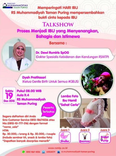 Talkshow-Hari-Ibu-RS-Muhammadiyah-Taman-Puring-Gentle-Birth-Desember-2015
